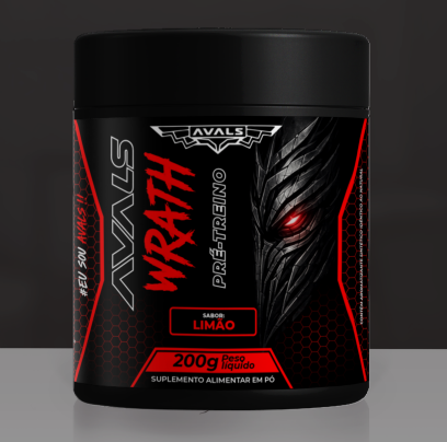 AVALS WRATH — Pré-Treino sabor Limão