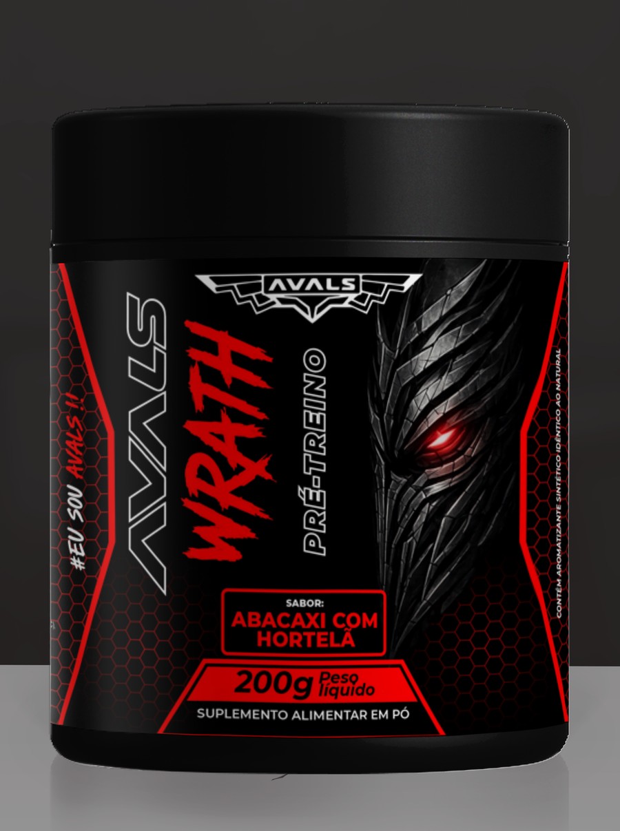 AVALS WRATH — Pré-Treino sabor Abacaxi com Hortelã